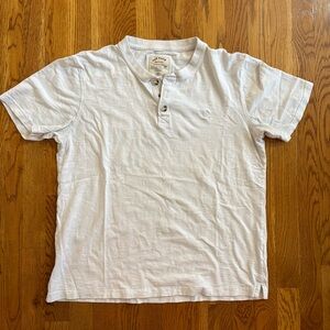 Fat Face Mens Large White Shirt Button Up - Hamptons, Cape Cod, Beach Style